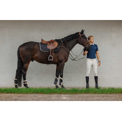 Polo Equithème Victor Marine Marineblauw