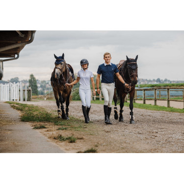 Polo Equithème Victor Marine Marineblauw