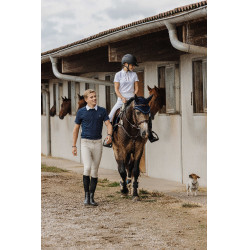 Polo Equithème Victor Marine Marineblauw