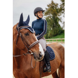 T-shirt Equithème Originals Mélodie Marine Marineblauw