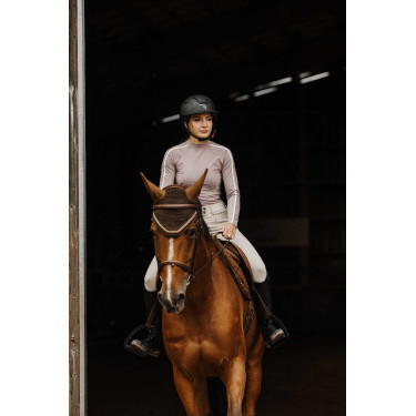 T-shirt Equithème Originals Mélodie Taupe Bruin