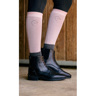 Veterschoenen met rits Equithème Sporty Zwart