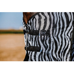 Rijhemd Riding World Belly Mesh Zwart / wit zebrapatroon Motieven Rijhemd Riding World Belly Mesh Zwart / wit zebrapatroon Motieven