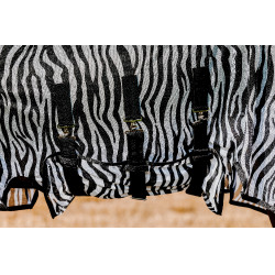 Rijhemd Riding World Belly Mesh Zwart / wit zebrapatroon Motieven Rijhemd Riding World Belly Mesh Zwart / wit zebrapatroon Motieven