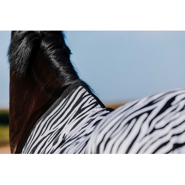 Rijhemd Riding World Belly Mesh Zwart / wit zebrapatroon Motieven Rijhemd Riding World Belly Mesh Zwart / wit zebrapatroon Motieven