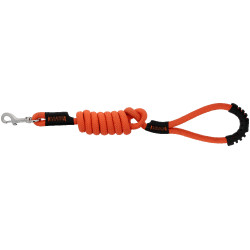 Hondenriem met handvat RIDING WORLD - Lucky Oranje