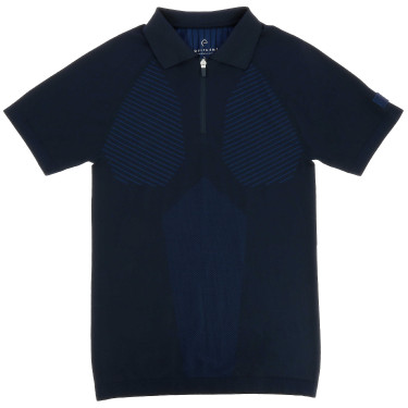 Polo Equithème Lucas Marine Marineblauw Polo Equithème Lucas Marine Marineblauw