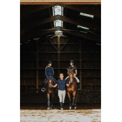 Polo Equithème Lucas Marine Marineblauw Polo Equithème Lucas Marine Marineblauw