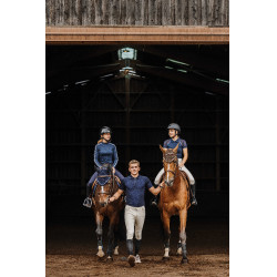 Polo Equithème Lucas Marine Marineblauw Polo Equithème Lucas Marine Marineblauw