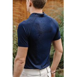 Polo Equithème Lucas Marine Marineblauw Polo Equithème Lucas Marine Marineblauw