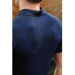 Polo Equithème Lucas Marine Marineblauw Polo Equithème Lucas Marine Marineblauw