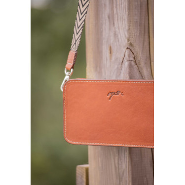 Schoudertas Pénélope Lizzie Cognac Bruin