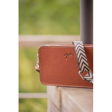 Schoudertas Pénélope Lizzie Cognac Bruin