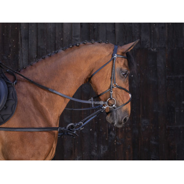 Rubberen hulpteugel Riding World Zwart