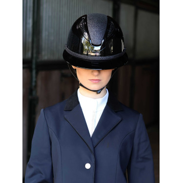 Afneembare bies voor Lami-Cell Glitter helm Zwart