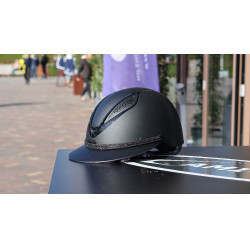 Afneembare rand voor Lami-Cell Strass-helm Zwart