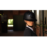 Afneembare rand voor Lami-Cell Strass-helm Zwart