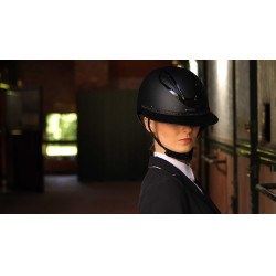 Afneembare rand voor Lami-Cell Strass-helm Zwart