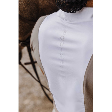 Polo Equithème Tokyo Taupe Bruin Polo Equithème Tokyo Taupe Bruin