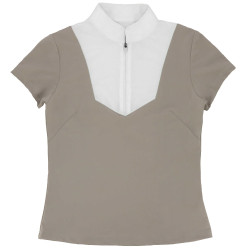 Polo Equithème Tokyo Taupe Bruin Polo Equithème Tokyo Taupe Bruin