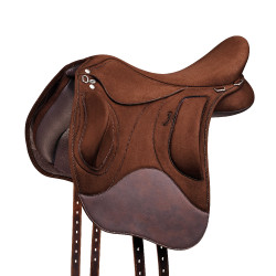 Zadel Wintec ProWide End hart Bruin