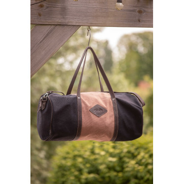 Pénélope Canvas Bowl Tas Zwart / oudroze