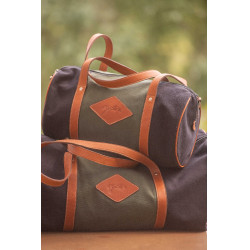 Pénélope Canvas Bowl Tas Groen / zwart Pénélope Canvas Bowl Tas Groen / zwart