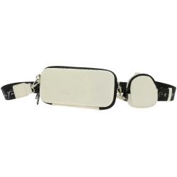 Pochette Je t’aime Equithème + Portemonnee Ecru Wit