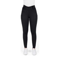 Equithème Alizé dameslegging met volledige siliconen grip Zwart Equithème Alizé dameslegging met volledige siliconen grip Zwart