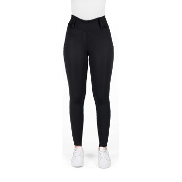 Equithème Alizé dameslegging met volledige siliconen grip Zwart Equithème Alizé dameslegging met volledige siliconen grip Zwart
