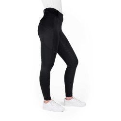 Equithème Alizé dameslegging met volledige siliconen grip Zwart Equithème Alizé dameslegging met volledige siliconen grip Zwart