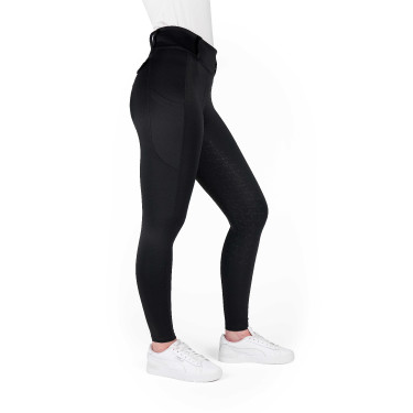 Equithème Alizé dameslegging met volledige siliconen grip Zwart Equithème Alizé dameslegging met volledige siliconen grip Zwart