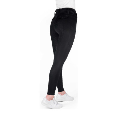 Equithème Alizé dameslegging met volledige siliconen grip Zwart Equithème Alizé dameslegging met volledige siliconen grip Zwart