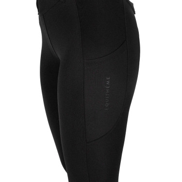 Equithème Alizé dameslegging met volledige siliconen grip Zwart Equithème Alizé dameslegging met volledige siliconen grip Zwart