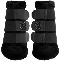 Gesloten peesbeschermers Je t'aime Equithème Snuggy Zwart