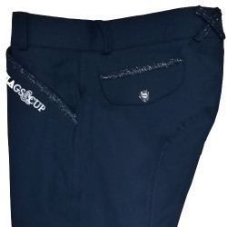 Broek Flags & Cup Kokta dames Marineblauw