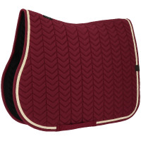 Zadelpad Equithème Softypop Bordeaux