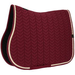 Zadelpad Equithème Softypop Bordeaux
