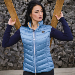 Mouwloze lichte bodywarmer Henna Flags & Cup Bleu acier Mouwloze lichte bodywarmer Henna Flags & Cup Bleu acier