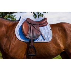 Zadelpad Equithème Softypop Lucht Blauw