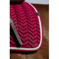 Zadelpad Equithème Softypop Bordeaux