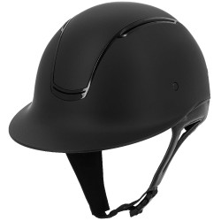 Equithème Soazy helm mat zwart glanzend Zwart / zwart Equithème Soazy helm mat zwart glanzend Zwart / zwart