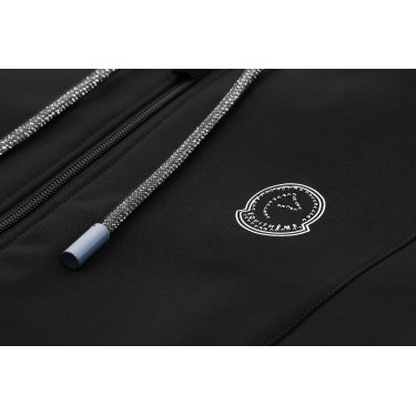 Softshelljas Je t'aime Equithème Victoria dames Zwart