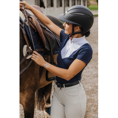 Polo Equithème Tokyo Marine Marineblauw