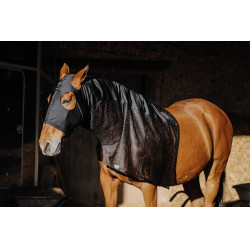 Protección de cuello integral Equithème Lycra/Mesh Zwart