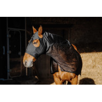 Protección de cuello integral Equithème Lycra/Mesh Zwart
