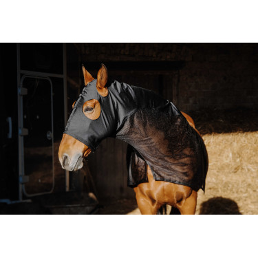 Protección de cuello integral Equithème Lycra/Mesh Zwart