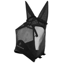 Vliegenmasker anti-UV Equithème Zipper Zwart