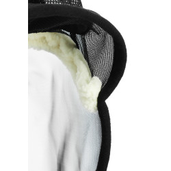 Máscara anti-moscas anti-UV Equithème 2 en 1 Zwart