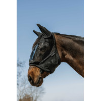 Fliegenmaske/ UV-Schutz Equithème Doux Zwart